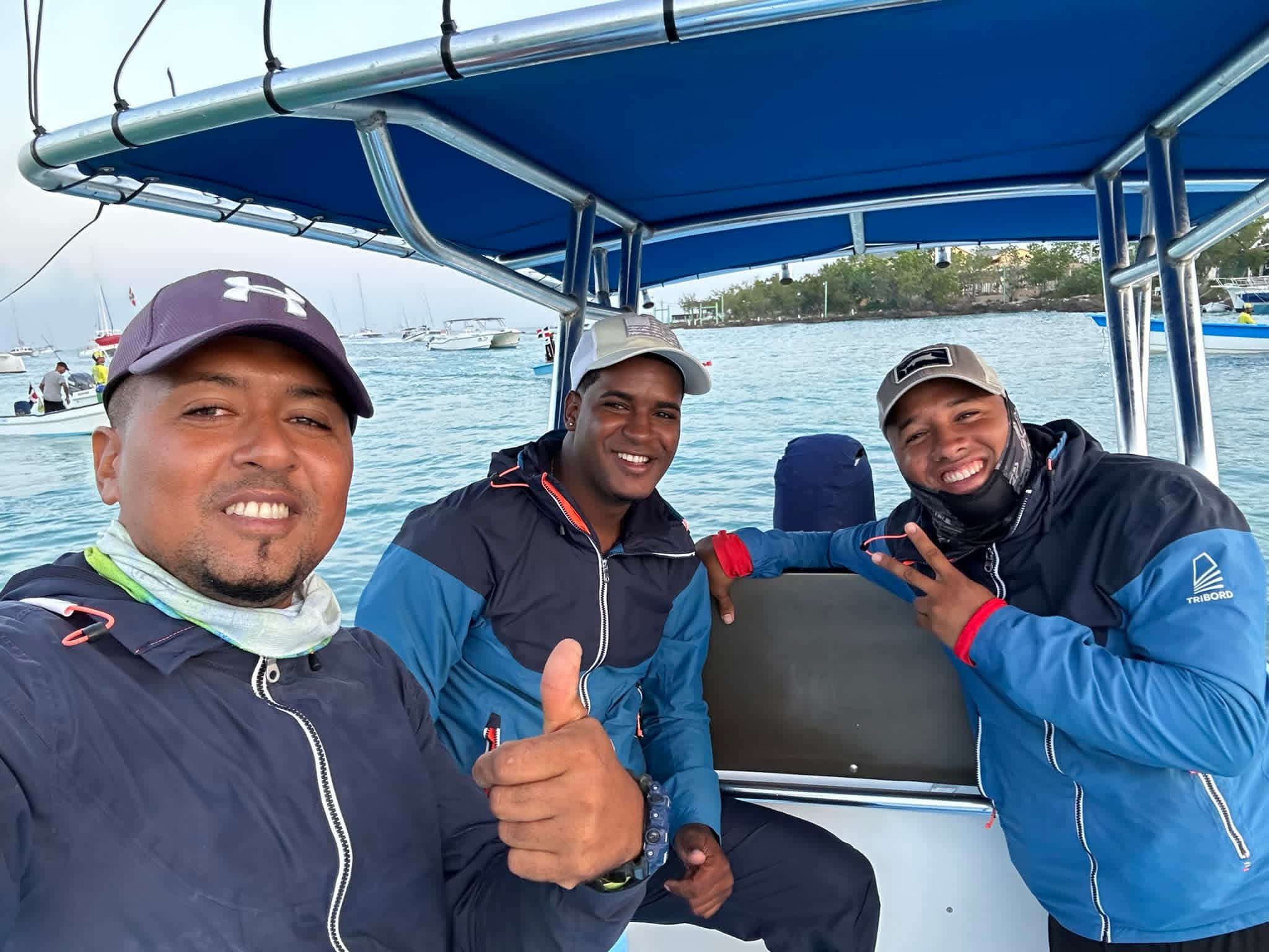 Local fishermen heading out